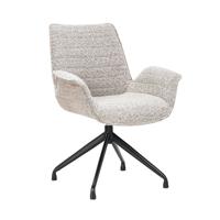 Armstoel Elodie Bouclé Beige - thumbnail