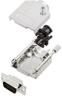 Amphenol L17DTZK09+L717HDE15P D-sub male connectorset 180 ° Aantal polen: 15 Soldeerkelk 1 stuk(s)