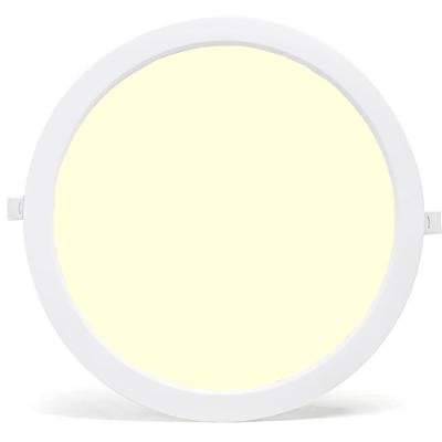 LED Paneel Rond Inbouw 24W - Warm Wit 3000K - Ø30cm - Flikkervrij