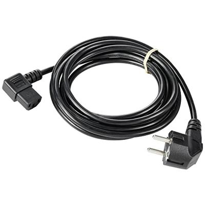 Sygonix SY-5243884 Apparaat (koud) Aansluitkabel Zwart 5.00 m