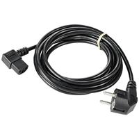 Sygonix SY-5243884 Apparaat (koud) Aansluitkabel Zwart 5.00 m - thumbnail