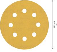 Bosch Accessoires Expert C470 schuurpapier voor excenterschuurmachines 115 mm, 8 gaten, K320 5-delig - 2608900800 - thumbnail