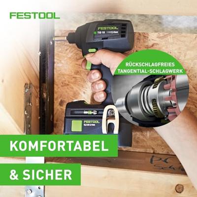 Festool TID 18 HPC 4,0 I-Plus Accu slagschroevendraaier 180Nm 18V 4.0Ah in Systainer - 576482 - thumbnail