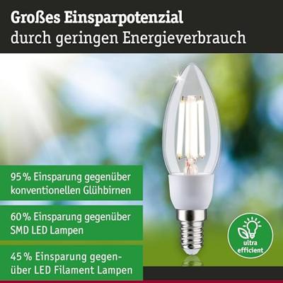 Paulmann 29129 LED-lamp Energielabel A (A - G) E14 2.5 W Neutraalwit (Ø x h) 35 mm x 113 mm 1 stuk(s) Paulmann 29129 LED-lamp Energielabel A (A - G) E14 2.5 W Neutraalwit (Ø x h) 35 mm x 113 mm 1 stuk(s)