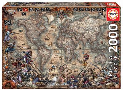 Educa 2000 Piratenkaart-