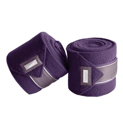 Equestrian Stockholm Fleece Bandages paars maat:one size Equestrian Stockholm Fleece Bandages paars maat:one size