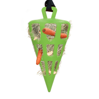 Hay Slowfeeder Fun and Flex 22 cm Groene Wortel - thumbnail