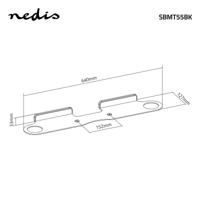 Soundbar Beugel | Sonos® Beam™ | Wand | 5 kg | Vast | ABS / Staal | Zwart - thumbnail