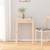 Eettafel 55x55x75 cm massief grenenhout - thumbnail