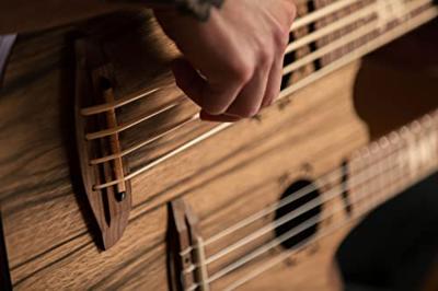 Ortega HYDRA-BSTE Double Neck Bass Tenor Uke dubbele elektrisch-akoestische ukelele met gigbag