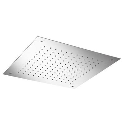 Hoofddouche Hotbath Mate Inbouw Vierkant 50x50 cm Geborsteld Nikkel