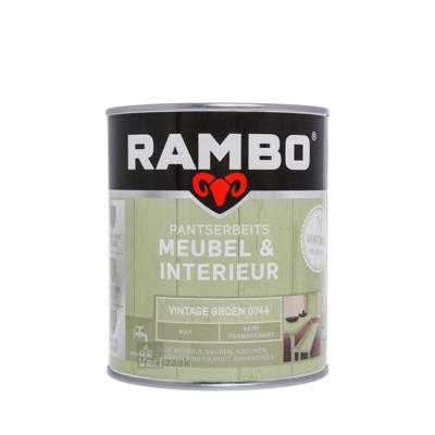 Rambo Pantserbeits Meubel & Interieur Mat 750 ml - Vintage Groen