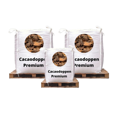 Cacaodoppen premium 5m3 bigbag Warentuin Collection - Warentuin collection
