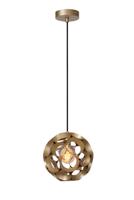Lucide HANNELORE - Hanglamp - Ø 30 cm - 1xE27 - Mat Goud / Messing - thumbnail