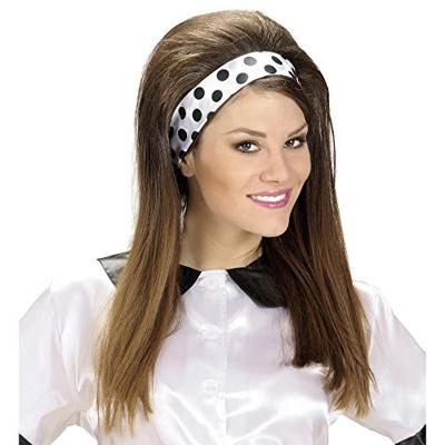 Nekband satijn met stippen