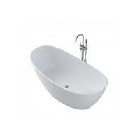 BWS Vrijstaand Bad Solid Surface Type1 179.5x84.5x64 cm Mat Wit - thumbnail