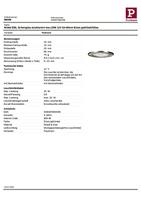Paulmann 98449 Structure Inbouwlamp LED, Halogeen G4 20 W IJzer (geborsteld) - thumbnail