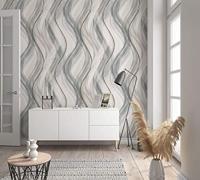 Marburg Shades Behang met wavy lijnen - 32446 - thumbnail