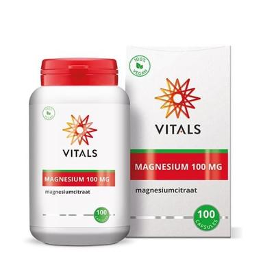 Vitals Magnesiumcitraat 100 mg 100 Capsules