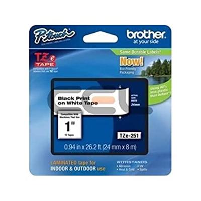 Brother TZE251CIV labelprinter-tape