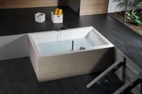 Ligbad Polysan Dupla Inbouw 180x120x54 cm Wit - thumbnail