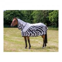 Bucas Buzz-off Rain Zebra fn zwart/wit maat:155 / 6'7 - thumbnail