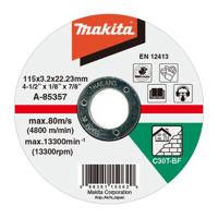 Makita Accessoires Doorslijpschijf 115x3,0mm steen - A-85357 - A-85357 - thumbnail