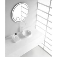 Wiesbaden Kimo Waskom Rond - 28x10cm - Keramiek - Glans Wit - thumbnail