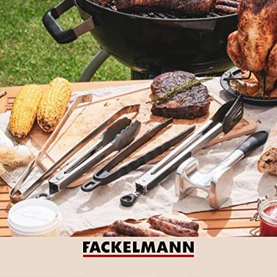 Fackelmann BBQ grilltang rvs lengte 36 cm