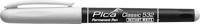 Pica 532/52 Permanent Pen | 1-2mm | Rond | Wit | Blister - PI53252SB - thumbnail