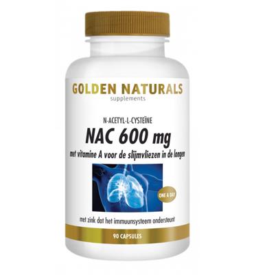 Golden Naturals NAC 600mg Capsules