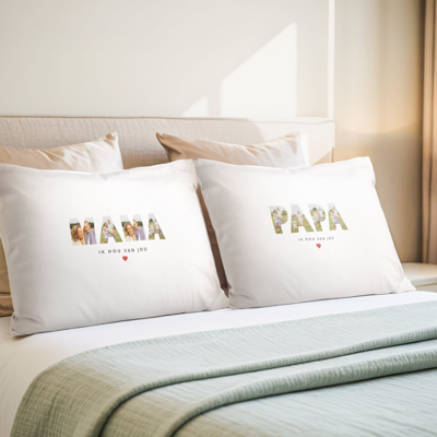 Set kussenslopen bedrukken - Liefde Set kussenslopen bedrukken - Liefde