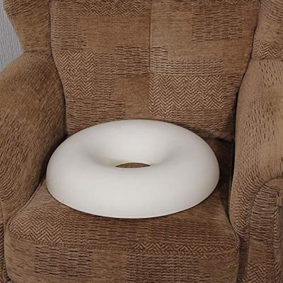 Drukontlastings- ring kussen | Traagschuim | Buitendiameter: 42 cm | Diameter opening: 8 cm | Donutkussen | Wasbare hoes