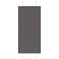 VidaXL Plissé rolgordijn 65x150 cm stofbreedte 64,4 cm polyester zwart - thumbnail