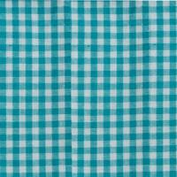 Vaessen Creative • coco-ton katoen stof 45x50cm basic turkoois ruit - thumbnail