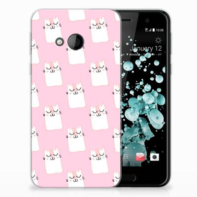 HTC U Play TPU Hoesje Sleeping Cats HTC U Play TPU Hoesje Sleeping Cats