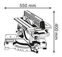 Bosch Professional Bosch Power Tools Verstek- en afkortzaag 305 mm - thumbnail