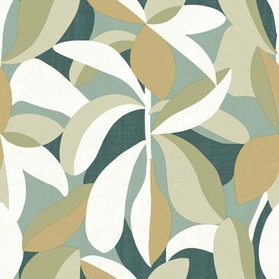 Cristiana Masi Energie Behang met abstracte bladerenprint - 30107
