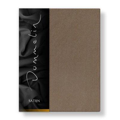 Dommelin Dommelin Laken Uni Satijn 300TC 574 Cappuccino 270x300 cm