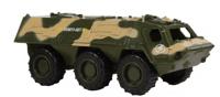 Mission Control pantserwagen 1:64 diecast 12 cm groen/geel - thumbnail