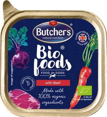 BUTCHER'S Bio Foods with beef - Nat hondenvoer - 150 g
