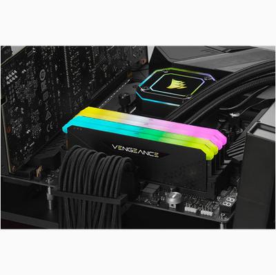 Corsair Vengeance RGB RS DDR4 Werkgeheugenset voor PC DDR4 32 GB 2 x 16 GB Non-ECC 3200 MHz 288-pins DIMM CL16-20-20-38 CMG32GX4M2E3200C16