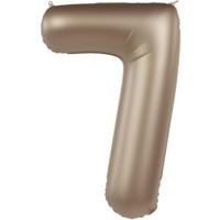 Folieballon Cijfer 7 Starlight Gold (86cm) - thumbnail