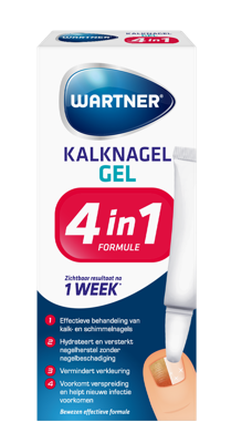 Wartner Kalknagelgel 4 in 1 7 Milliliter
