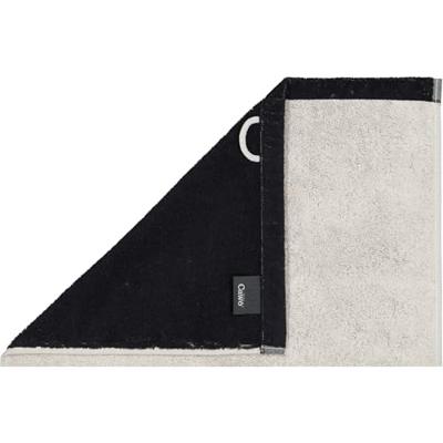 Cawö Cawo Lifestyle Splash Doubleface 7071 Handdoek 50x100 platin/schwarz