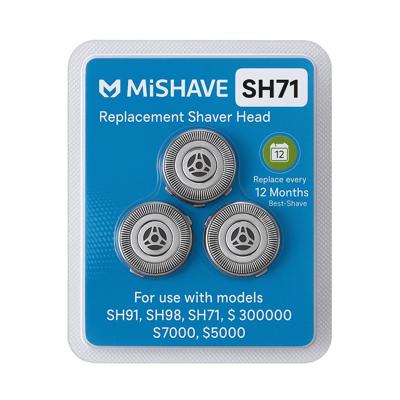 Huismerk Universele Scheerkoppen Roterende scheerkop 3 ringen voor de philips SH71