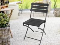 Perel folding chair wood Campingstoel Zwart FP165W Belastbaarheid (gewicht) (max.) 300 kg - thumbnail