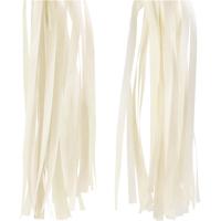 Creativ Company Tassels, afm 12x35 cm, 14 gr, off-white, 12 stuk/ 1 doos - thumbnail