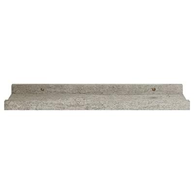 Wandschappen 4 st 40x9x3 cm betongrijs