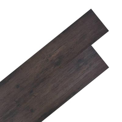 Vloerplanken niet-zelfklevend 5,26 m 2mm PVC donkergrijs eiken